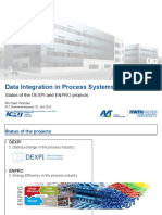 Data Integration in Process Systems Engineering: Status of The DEXPI and ENPRO Projects