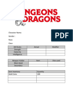 Custom Character Description For Noob DND Players