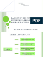 Powerpoint La Gestion Des Conflits en Entreprise 1