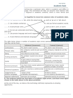 Academic Style: Worksheets, Activities & Games