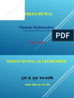 Nirmala - Mohan Duwal - Presentation June 23 2018