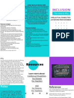 Cyan and Purple Modern Techit Trifold Brochure 1