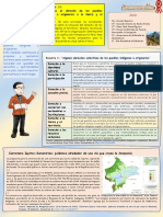 14 - 5° Grado - Analizamos El Derecho de Los Pueblos Indígenas U Originarios A La Tierra y Al Territorio