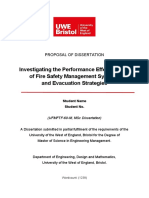 Investigating The Performance Effectiveness of Fire Safety Management Systems and Evacuation Strategies