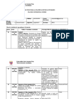 Planificación de actividades y evaluación de Impuestos II