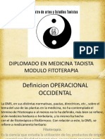 Fitoterapía Diplomado en Medicina Taoista