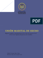 Unión marital de hecho: Estudios contemporáneos de la Corte Suprema de Justicia de Colombia
