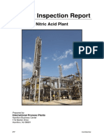 Facility Inspection Report for 500 TPD Nitric Acid Plant