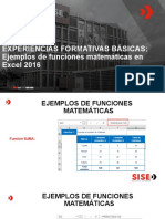 Ejemplos de Funciones Matemáticas