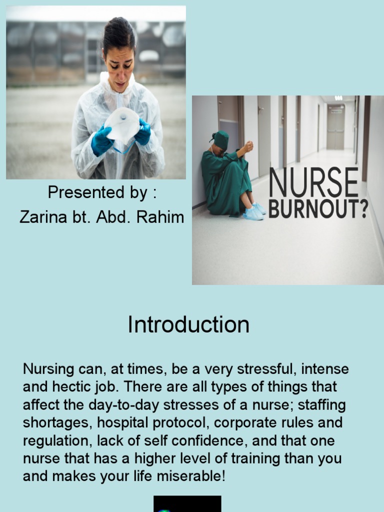 Preventing Nurse Burnout: Strategies & Signs | PDF | Occupational ...