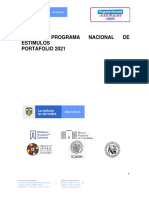 Manual Programa Nacional de Estímulos Portafolio 2021