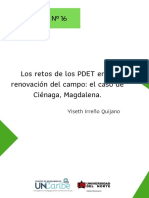 Doc N 16 Los retos de los PDET en la renovación del campo el caso de Ciénaga, Magdalena.