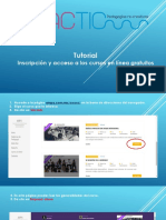 Tutorial Inscripción y Acceso A Cursos en Línea Gratuitos