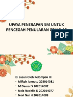 Upaya Penerapan 5M Untuk Pencegah Penularan Covid-19