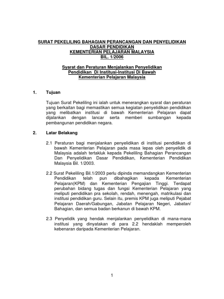 Pekeliling Pdf