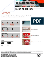 Application Instructions - Glitter