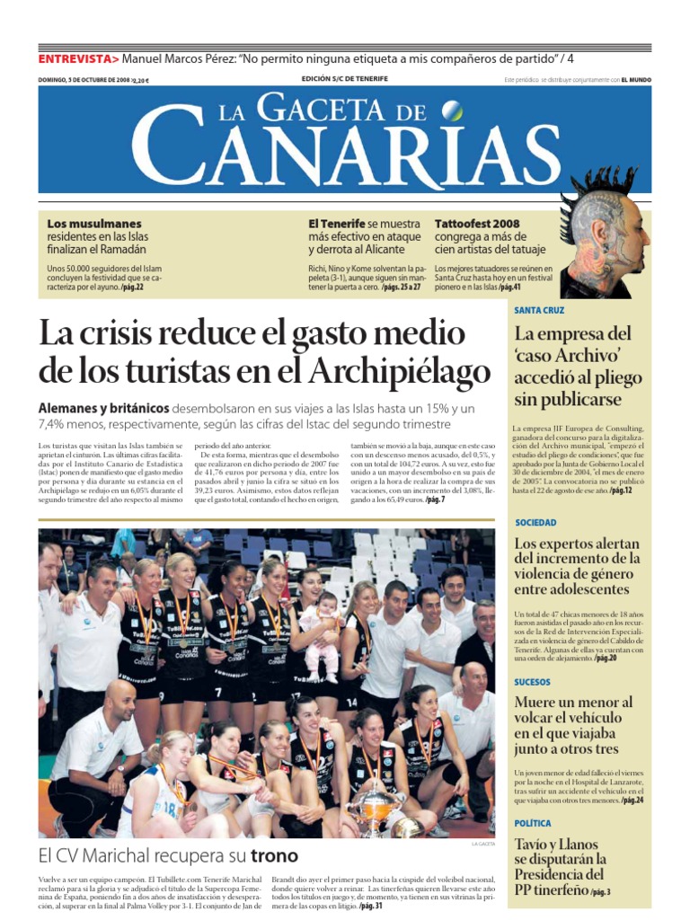 LAGACETA05OCTF | PDF | Islas Canarias, image size:768x1024