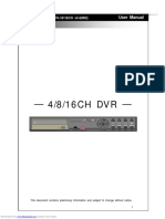 4/8/16CH DVR : User Manual
