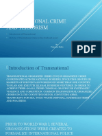 Transnational Crime and Terrorism