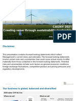 Creating Value Through Sustainability Leadership CAGNY 2021: François-Xavier Roger EVP, Chief Financial Officer