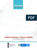 Cáncer de Mama y Cuello Uterino - 2018