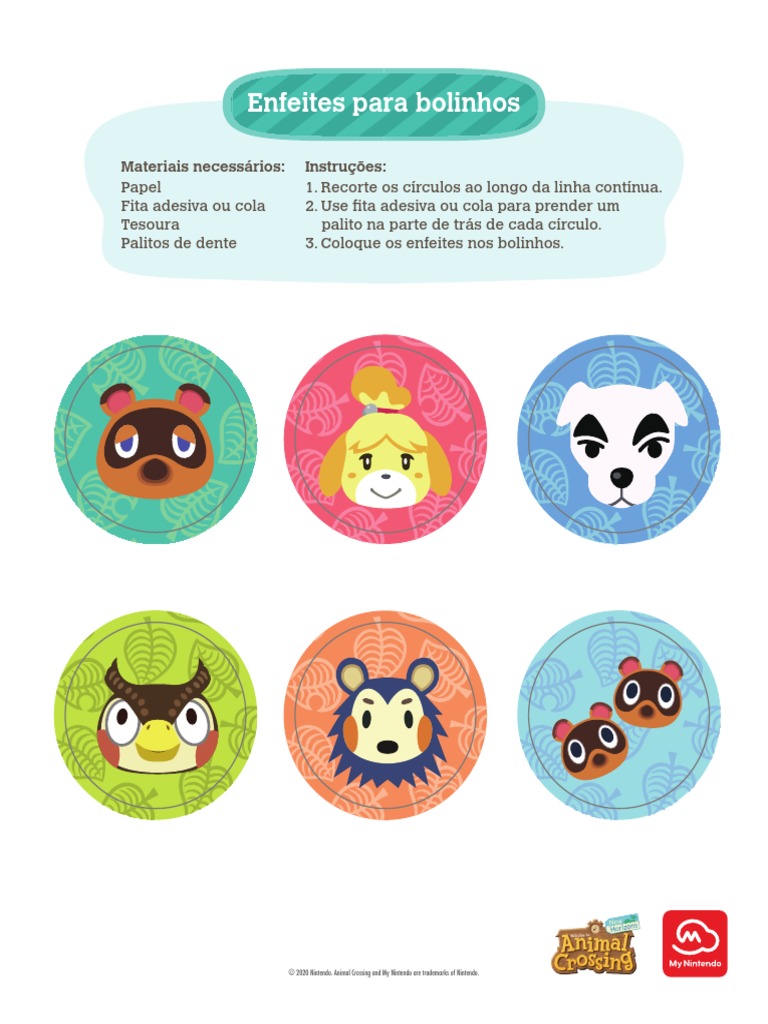 Animal Crossing Printables PT | PDF