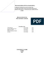 Proposal Program Kreativitas Mahasiswa