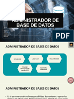 administrador base de datos