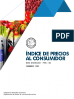 Índice de Precios Al Consumidor Febrero 2021