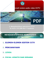 Mengidentifikasi Kebutuhan CCTV
