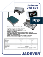 Brochure Jadever JWI-501 scales