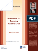 Introducción A La Geometría Analítica Local: Cátedra José Tola Pasquel