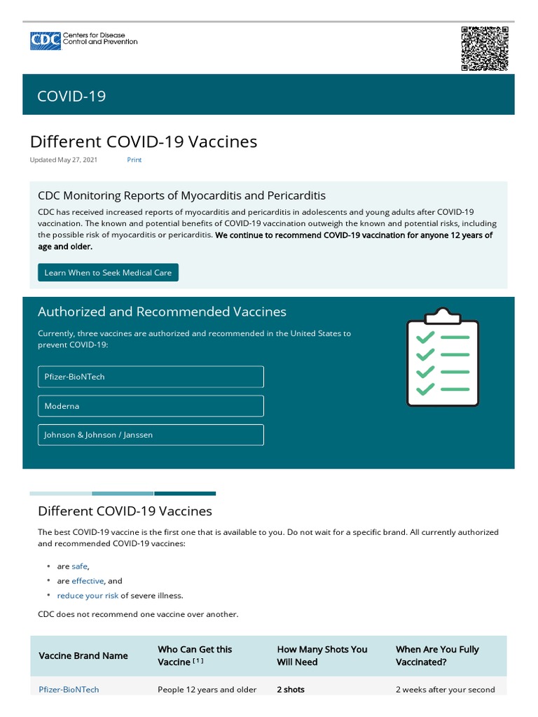 COVID-19 Vaccine Overview and Safety | PDF | Viral Respiratory Tract ...