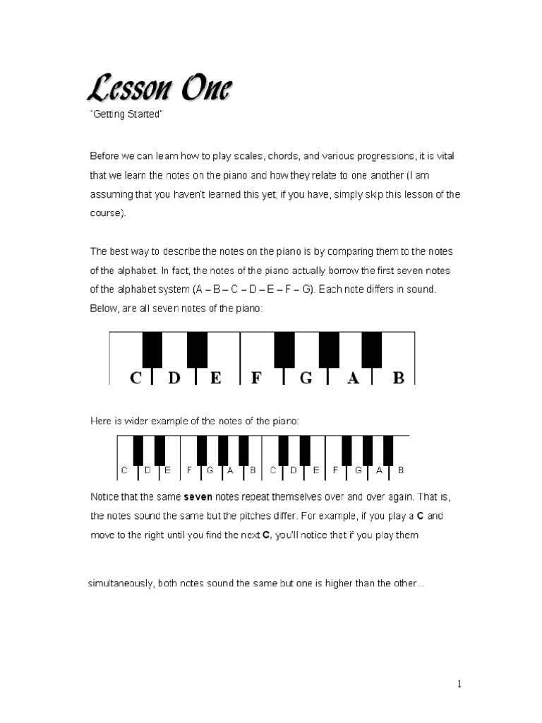 Playing Piano By Ear