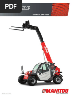 Manitou Telehandler MT X 625 Technical Brochure 45b7a