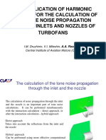 The Application of Harmonic Methods For The Calculation of The Tone Noise Propagation Through Inlets and Nozzles of Turbofans