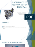 Banco de Ensayos de Vibraciones para Motor h4m