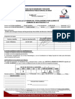 X X X X X: Asignación de Horario Del Tutor Académico para Alumnos de Seminario de Investigación Ii Y Iii