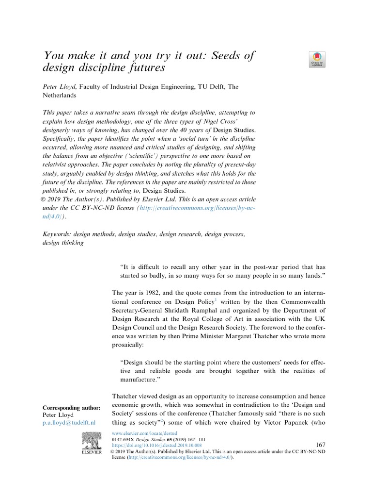 Evolution of Design Methodology Insights | PDF | Design Thinking ...