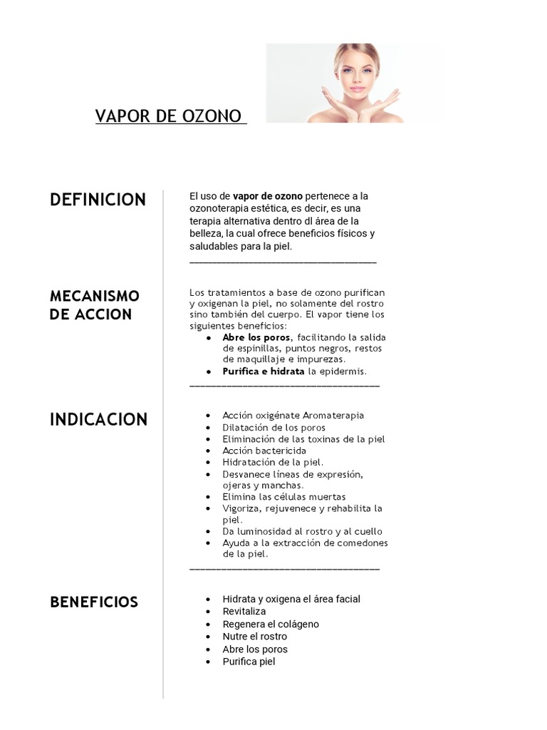 Vapor Ozono Estetica Aromaterapia, con Pie