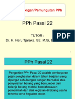 PPH Otput PPH Pasal 22-23