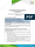 Formato Guia de Actividades y Rúbrica de Evaluación - Paso 5 - Evaluación Final