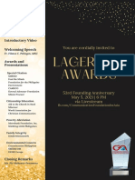 Lagerwey Awards: You Are Cordially Invited To