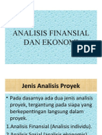 Analisis Finansial Dan Ekonomi