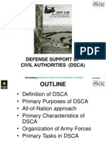 Defense Support of Civil Authorities (Dsca) : This Briefing Is