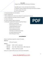 Dbms Lab Manual 2013 Regulation
