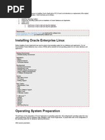 Installing Oracle Application R12 in Linux