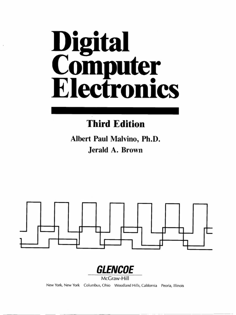 Digital Computer Electronics 3rd Edition Malvino | PDF