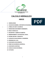 calculo hidraulico generalidades