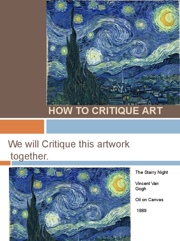 Steps to Critique Art Effectively | PDF | The Arts | Paintings